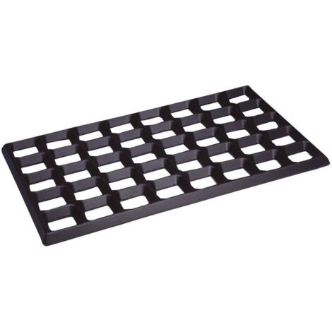 BJZ C-187 625 Tapis de montage compartimenté antistatique (ESD) noir (L x l x H) 610 x 370 x 20 mm (1/2)