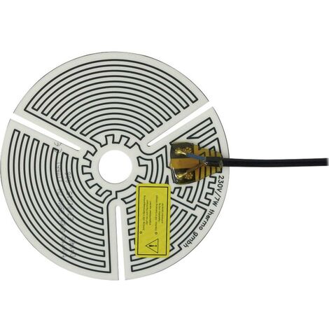 Thermo TECH polyester Feuille chauffante autocollant 230 V/AC 7 W Indice de protection IPX4 (Ø) 140 mm (1/2)