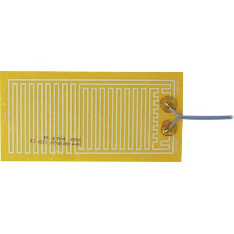 Thermo TECH polyester Feuille chauffante autocollant 24 V/DC, 24 V/AC 20 W Indice de protection IPX4 (L x l) 200 mm x 1 (1/2)
