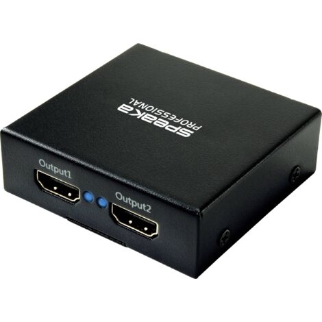 Répartiteur HDMI SpeaKa Professional SP-HDS-220 1+2 ports 3840 x 2160 pixels noir A393982 (1/5)