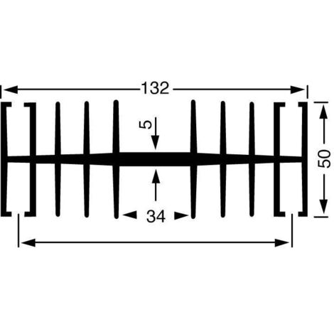 Lot De 50 Dissipateurs Thermiques Fischer ICK SMD - Dimensions 19x8x6mm, Résistance Thermique 37 K/W, Pour Refroidissement électronique