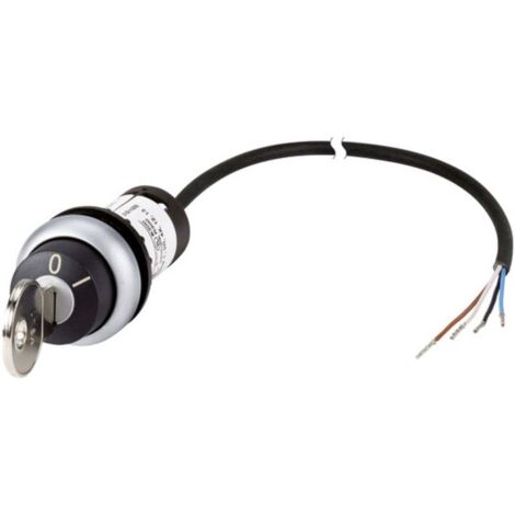 Commutateur à clé Eaton C22-WRS-MS1-K10-P62 186263 noir 1 x 60 ° décrochage par clef 1 pc(s) (1/4)