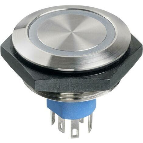 APEM AV57022000074BK AV57022000074BK Bouton-poussoir antivandalisme 30 V/DC 1 A 1 x Off/(On) à rappel blanc (Ø x H) 36 (1/2)