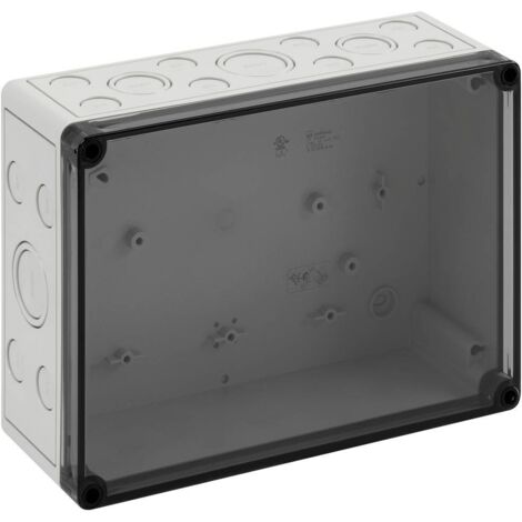 Coffret d'installation Spelsberg TK PC 2518-9-TM 13700801 gris clair 180 x 254 x 90 Polystyrène, Polycarbonate, Polyuré (1/2)