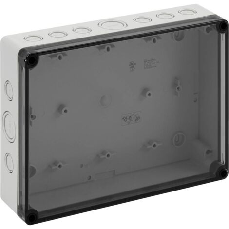 COFFRET DINSTALLATION SPELSBERG TK PC 2518-6F-TM 13701101 GRIS CLAIR 180 X 254 X 63 POLYSTYRÈNE, POLYCARBONATE, POLYURÉTHANE, PO (1/2)