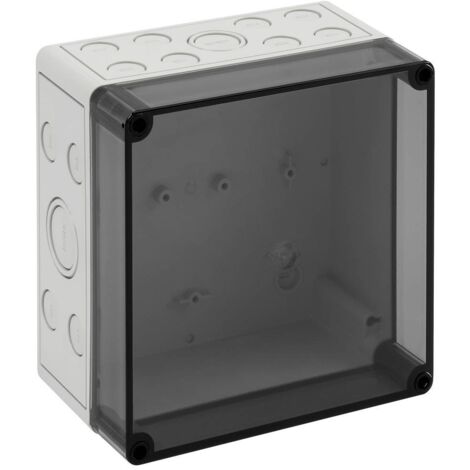 Coffret d'installation Spelsberg TK PC 1818-11-TM 13750701 gris clair 180 x 182 x 111 Polystyrène, Polycarbonate, Polyu (1/2)