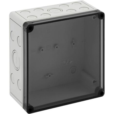 Coffret d'installation Spelsberg TK PC 1818-9-TM 13700701 gris clair 180 x 182 x 90 Polystyrène, Polycarbonate, Polyuré (1/2)