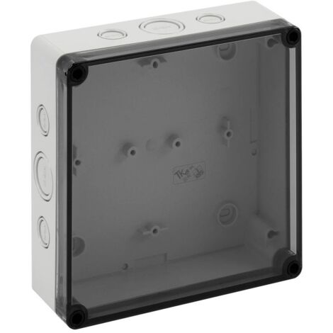 COFFRET DINSTALLATION SPELSBERG TK PC 1818-6F-TM 13701301 GRIS CLAIR 180 X 182 X 63 POLYSTYRÈNE, POLYCARBONATE, POLYURÉTHANE, PO (1/2)