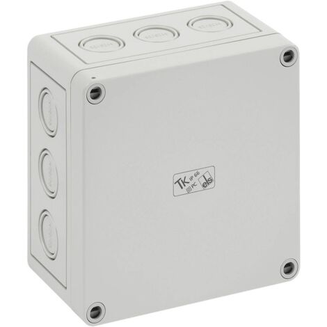 COFFRET DINSTALLATION SPELSBERG TK PC 1313-7-M 12740501 GRIS CLAIR 130 X 130 X 75 POLYSTYRÈNE, POLYCARBONATE, POLYURÉTHANE, POLY (1/2)