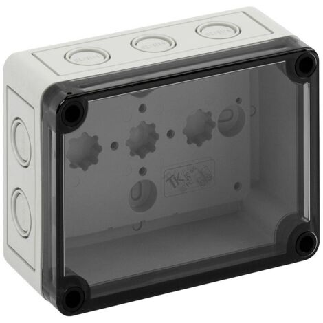 COFFRET DINSTALLATION SPELSBERG TK PC 1309-6-TM 13700901 GRIS CLAIR 94 X 130 X 57 POLYSTYRÈNE, POLYCARBONATE, POLYURÉTHANE, POLY (1/2)