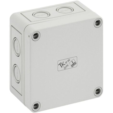 COFFRET DINSTALLATION SPELSBERG TK PC 99-6-M 12740301 GRIS CLAIR 94 X 94 X 57 POLYSTYRÈNE, POLYCARBONATE, POLYURÉTHANE, POLYAMID (1/2)