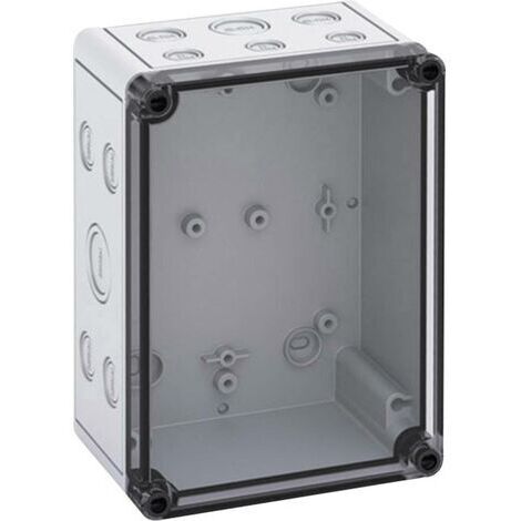 COFFRET DINSTALLATION SPELSBERG TK PS 1813-9-TM 10601601 GRIS CLAIR 130 X 180 X 90 POLYSTYRÈNE, POLYCARBONATE, POLYURÉTHANE, POL (1/3)