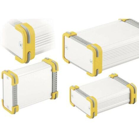 Boîtier profilé Fischer Elektronik 10035341 aluminium naturel, jaune 114 x 63.6 x 33 1 pc(s) (1/3)