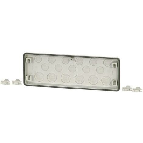 Plaque pour presse-étoupes avec empreinte Eaton 17236 gris (L x l x H) 23 x 329 x 116 mm (1/2)