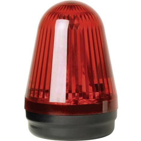 Avertisseur optique LED ComPro CO/BL/90/R/024 24 V DC/AC lumière permanente, flash rouge IP65 1 pc(s) S63826 (1/3)