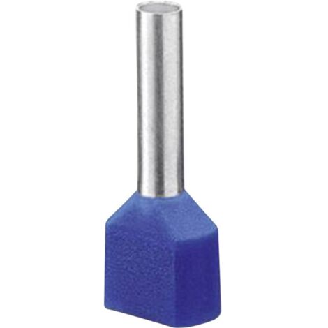 Embout double d'extrémité de câble Phoenix Contact AI-TWIN 2X 2,5 -13 BU 3200878 2.5 mm² x 13 mm partiellement isolé bl (1/2)
