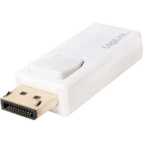 LogiLink CV0100 DisplayPort / HDMI Adaptateur [1x DisplayPort mâle - 1x HDMI femelle] blanc Y477821 (1/3)