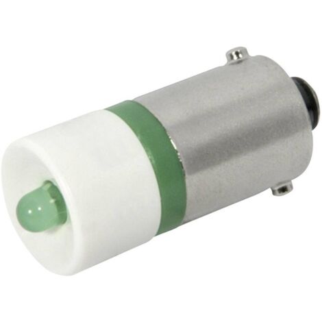 CML 18602351 Voyant de signalisation LED vert BA9S 24 V/DC, 24 V/AC 2250 mcd V072631 (1/2)