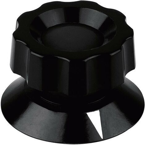 Tête de bouton rotatif Mentor 474.81 noir (Ø x H) 58 mm x 35.5 mm 1 pc(s) (1/3)