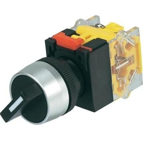 Tru Components – Commutateur rotatif 250 V/AC 5 A – 3 positions de commutation 2 x 45° – Indice de protection IP40 – Pour montage en tableau (1/3)