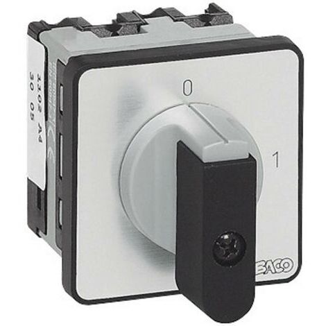 BACO NB02AQ1 Interrupteur sectionneur 16 A 1 x 90 ° gris, noir 1 pc(s) D76773 (1/5)