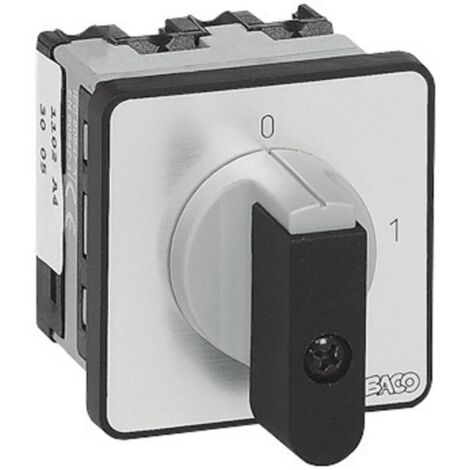 BACO NB03AQ1 Interrupteur sectionneur 16 A 1 x 90 ° gris, noir 1 pc(s) D76794 (1/3)