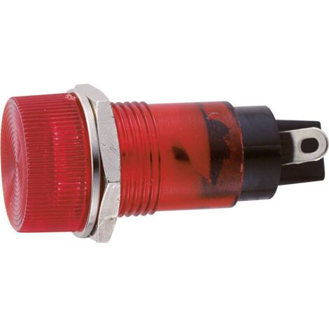 Sedeco B-432 12V RED Voyant standard avec ampoule rouge 1 pc(s) D57568