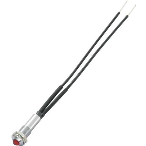 Sedeco 726665 Voyant standard avec ampoule rouge 1 pc(s)