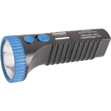 Lampe de poche AccuLux PowerLux LED à batterie 200 lm 6 h 215 g