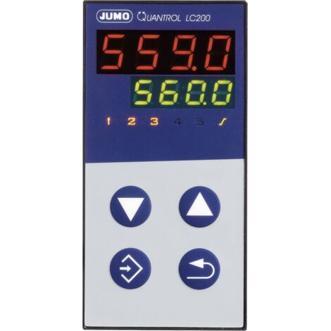 Jumo Quantrol LC100 Régulateur de température L, J, T, K, E, N, S, R, Pt100, Pt1000, KTY Relais 3 A (l x H) 48 mm x 48 (1/2)