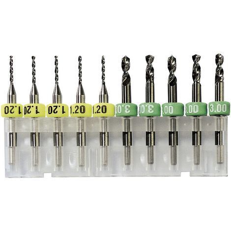 Foret Carbure E = 0,9 mm, 10 Pces Bungard 81009 S52093 (1/2)