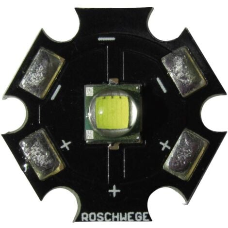 Roschwege LED High Power blanc froid 10 W 280 lm 3.1 V 1500 mA Star-W6000-10-00-00