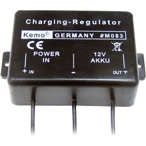 Régulateur solaire et éolien 13.8 V/DC 1.5 A – M083 – Protection contre court-circuit – Coupure automatique de charge – Kemo - Q07634 (1/2)