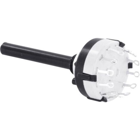 TRU COMPONENTS TC-DS2X6L TC-DS2X6L Commutateur rotatif 0.35 A Positions de commutation 6 6 x 30 ° 1 pc(s) (1/3)