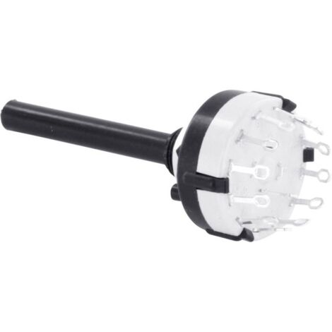 TRU COMPONENTS TC-DS3X4L TC-DS3X4L Commutateur rotatif 0.35 A Positions de commutation 4 4 x 30 ° 1 pc(s) (1/3)