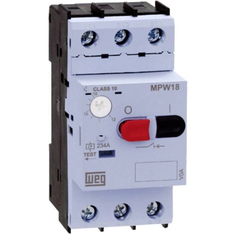 Disjoncteur de protection moteur réglable WEG MPW18-3-U010 12429372 10 A 1 pc(s) (1/3)