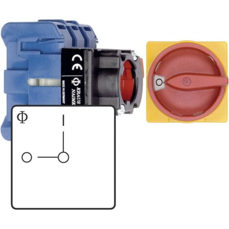 Kraus & Naimer KG20B.T203/01.FT2 Interrupteur sectionneur 25 A 1 x 90 ° rouge, jaune 1 pc(s) W70099 (1/2)