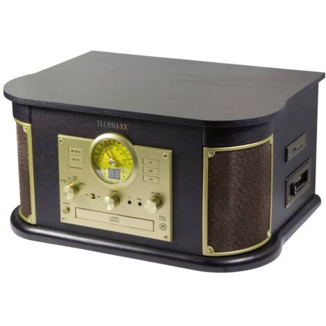 Technaxx TX-103 Platine USB entraînement par courroie marron antique (1/4)