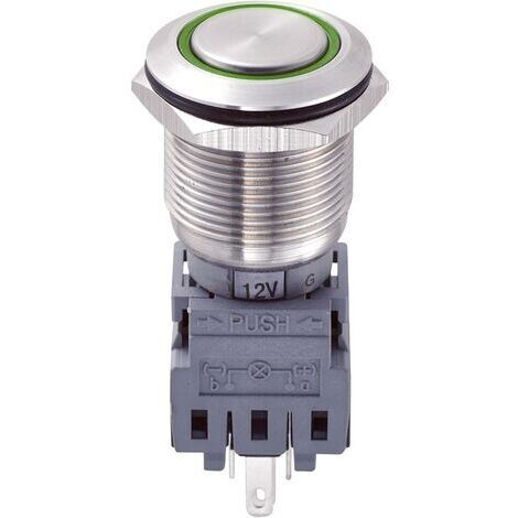 Bouton-poussoir antivandalisme TRU COMPONENTS LAS1-BGQ-11E/G/12V 701856 250 V/AC 5 A 1 x Off/(On) IP67 à rappel 1 pc(s) (1/4)