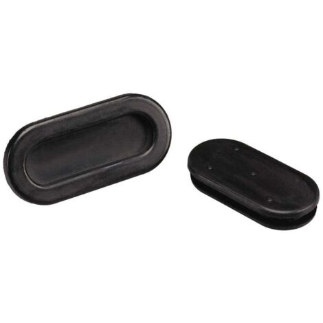 Passe-câbles PB Fastener 1099-01 trou oblong Ø max. des bornes 46 mm PVC noir 1 pc(s) S28001 (1/3)