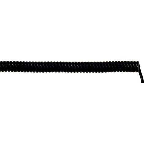 Câble spiralé LAPP UNITRONIC® SPIRAL 73220213 400 mm / 1600 mm 4 x 0.14 mm² noir 1 pc(s) (1/2)