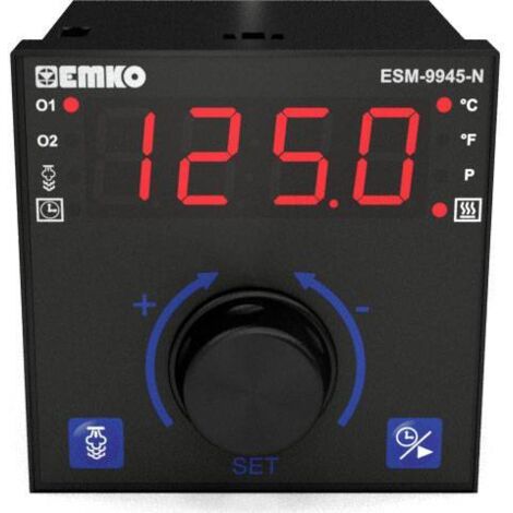 Emko ESM-9945-N.5.20.0.1/01.01/1.0.0.0 2 points, P, PI, PD, PID Régulateur de température Pt100, J, K, R, S -200 à 1700 (1/5)