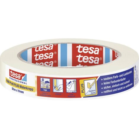 tesa PREMIUM 04306-00042-02 Bande de masquage tesakrepp® beige (L x l) 50 m x 19 mm 1 pc(s) Y104642 (1/4)