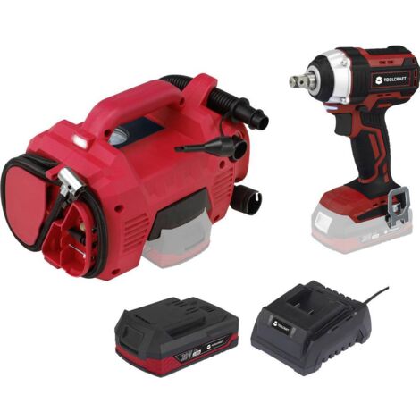 Pompe De Jardin Sans Fil TOOLCRAFT GPG-L118 / TAWB-200 - 2800 L/h - Hauteur 22m - Batterie ECO