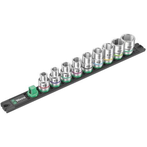 Wera C Imperial Jeu de clés à douille en pouces 1/2" 9 pièces 05005480001 S815132 (1/5)