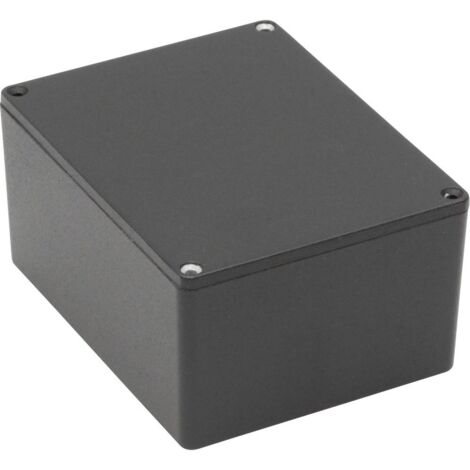 Hammond Electronics 1590PPBK Boîtier universel 121 x 95 x 61 aluminium noir 1 pc(s) (1/3)