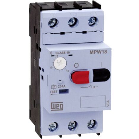 Disjoncteur de protection moteur réglable WEG MPW18-3-C063 12429315 0.63 A 1 pc(s) (1/2)