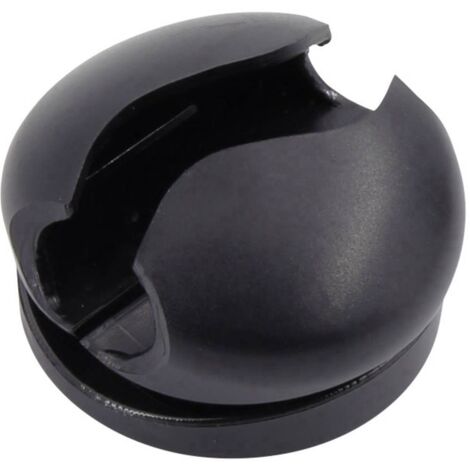 TRU COMPONENTS Support de câble autocollant 93013c1206 Plage de Ø du faisceau 8 mm (max) noir 5 pc(s