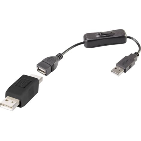 Câble USB avec interrupteur