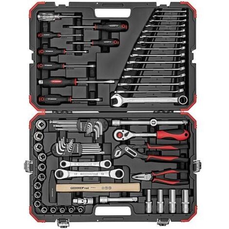 Gedore – Jeu de clés à douille 1/2' – Acier chrome-vanadium – Coffret 9.9 kg – Outils imperdables – 3300191 - R69003069 (1/5)